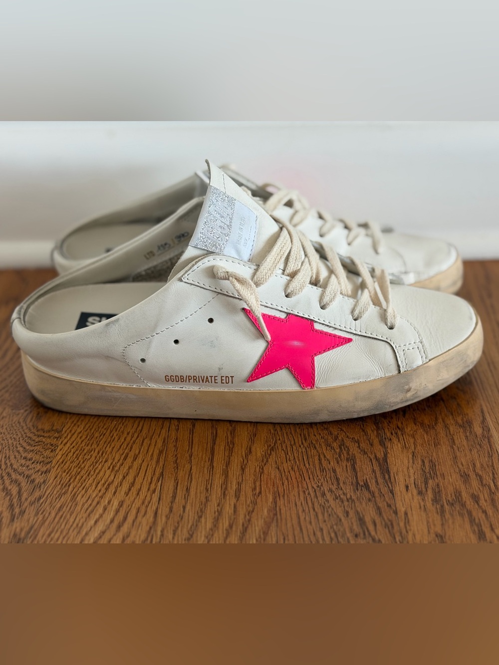 Golden Goose Super Star Sabot Exclusive Mule Sneaker, size 38